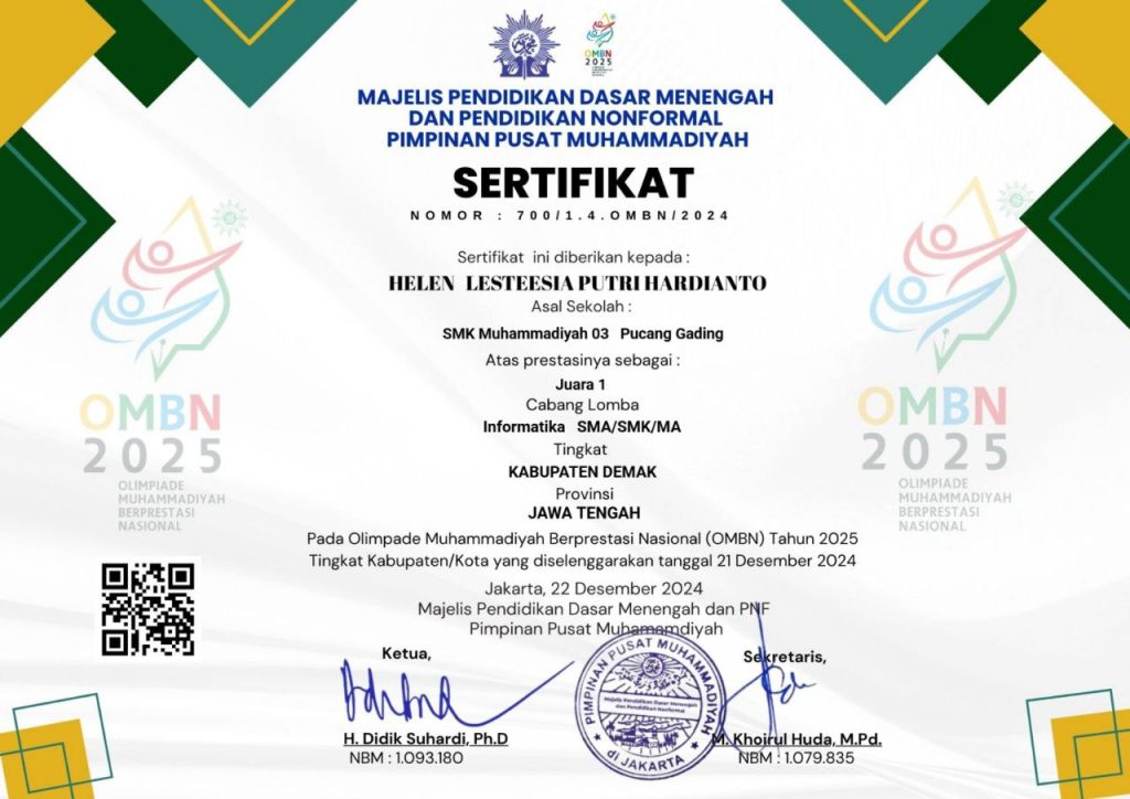 helen siswa smk mutipuga juara1 osn informatika